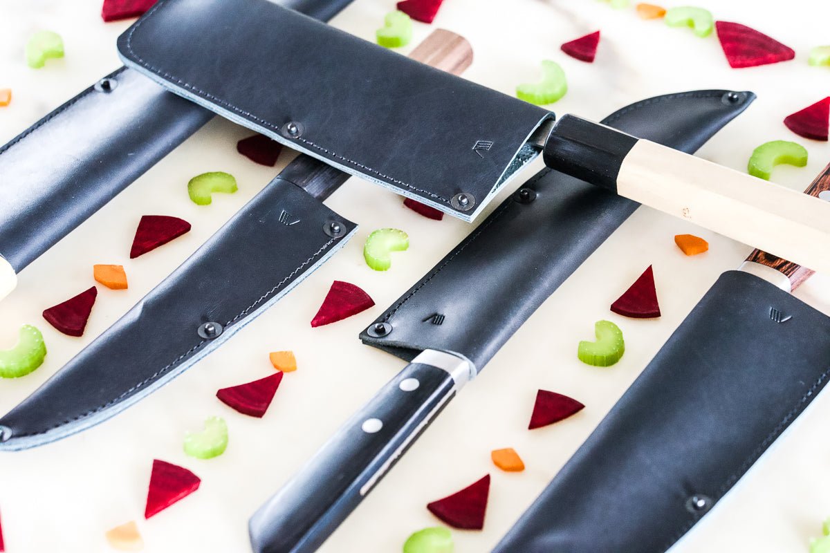 Leather Chef Knife Sheath/Saya - 240mm