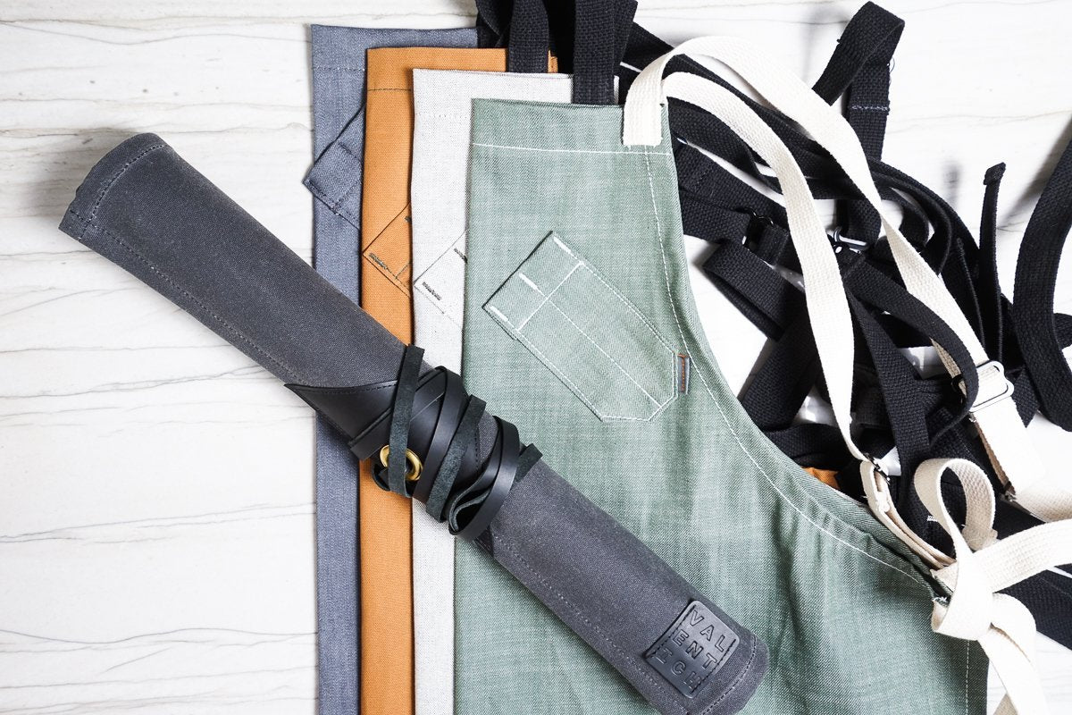 Apron & Knife Roll Bundle - Valentich Goods
