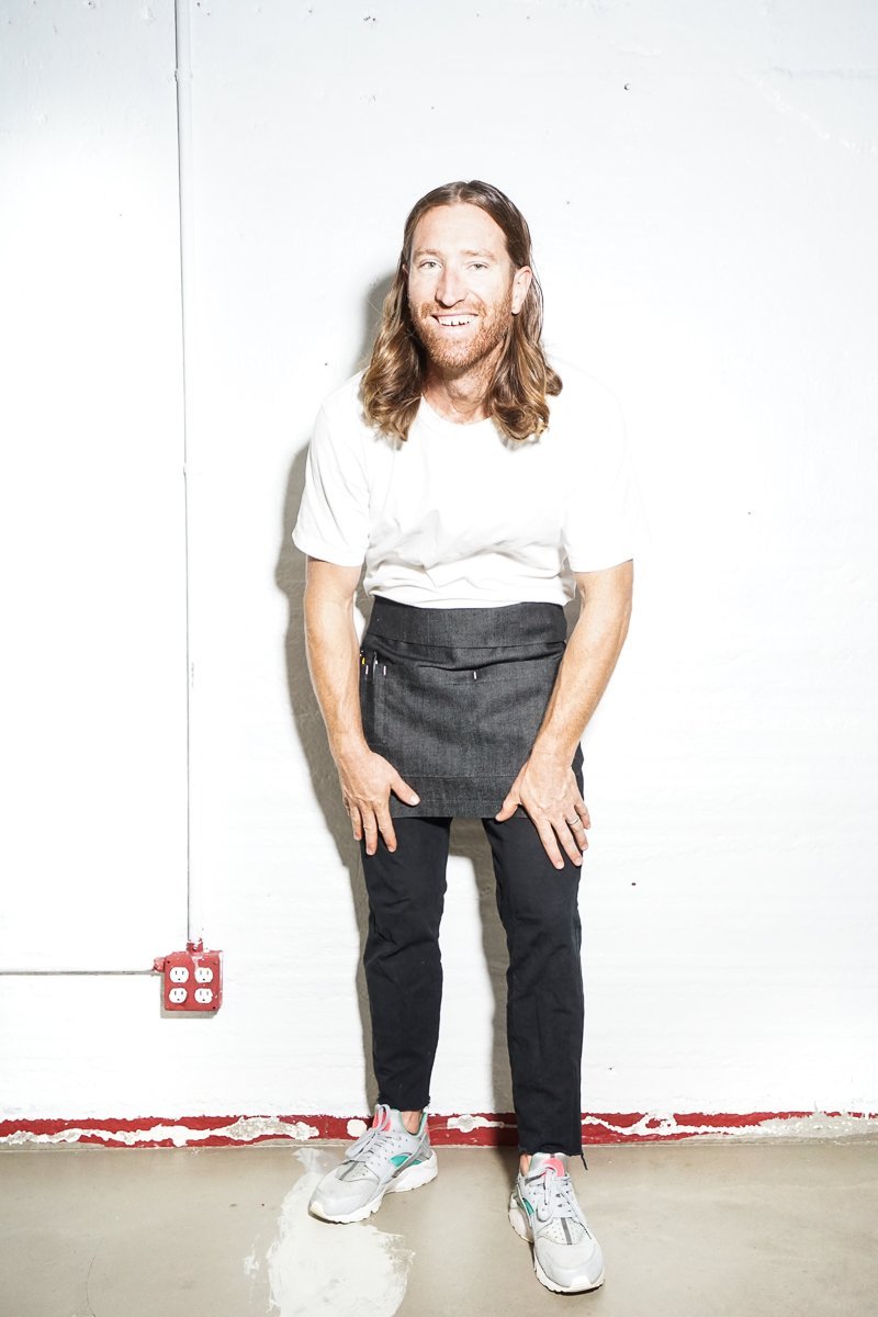 Bistro Server Apron - Black - Valentich Goods