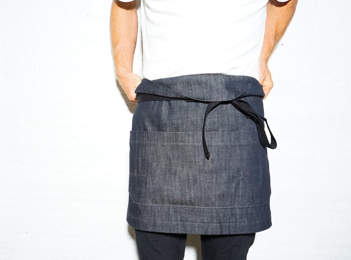 Bistro Server Apron - Indigo - Valentich Goods