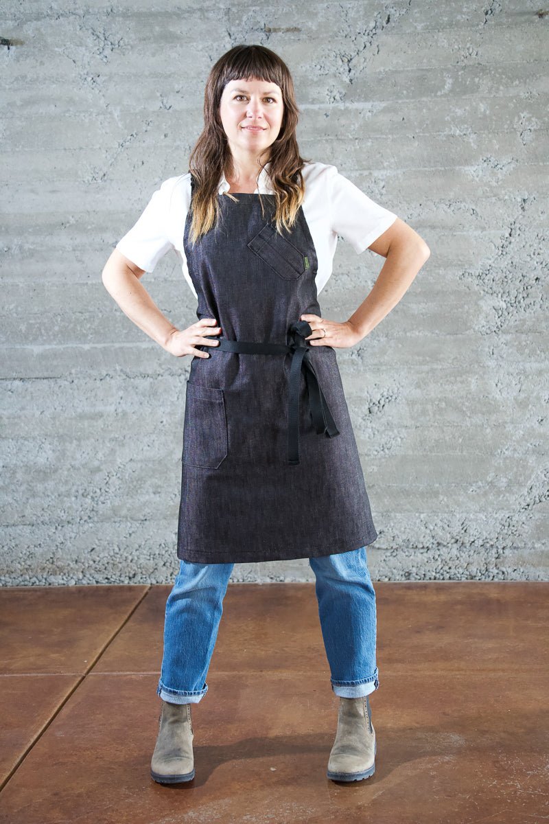 Black Chef Apron - Valentich Goods