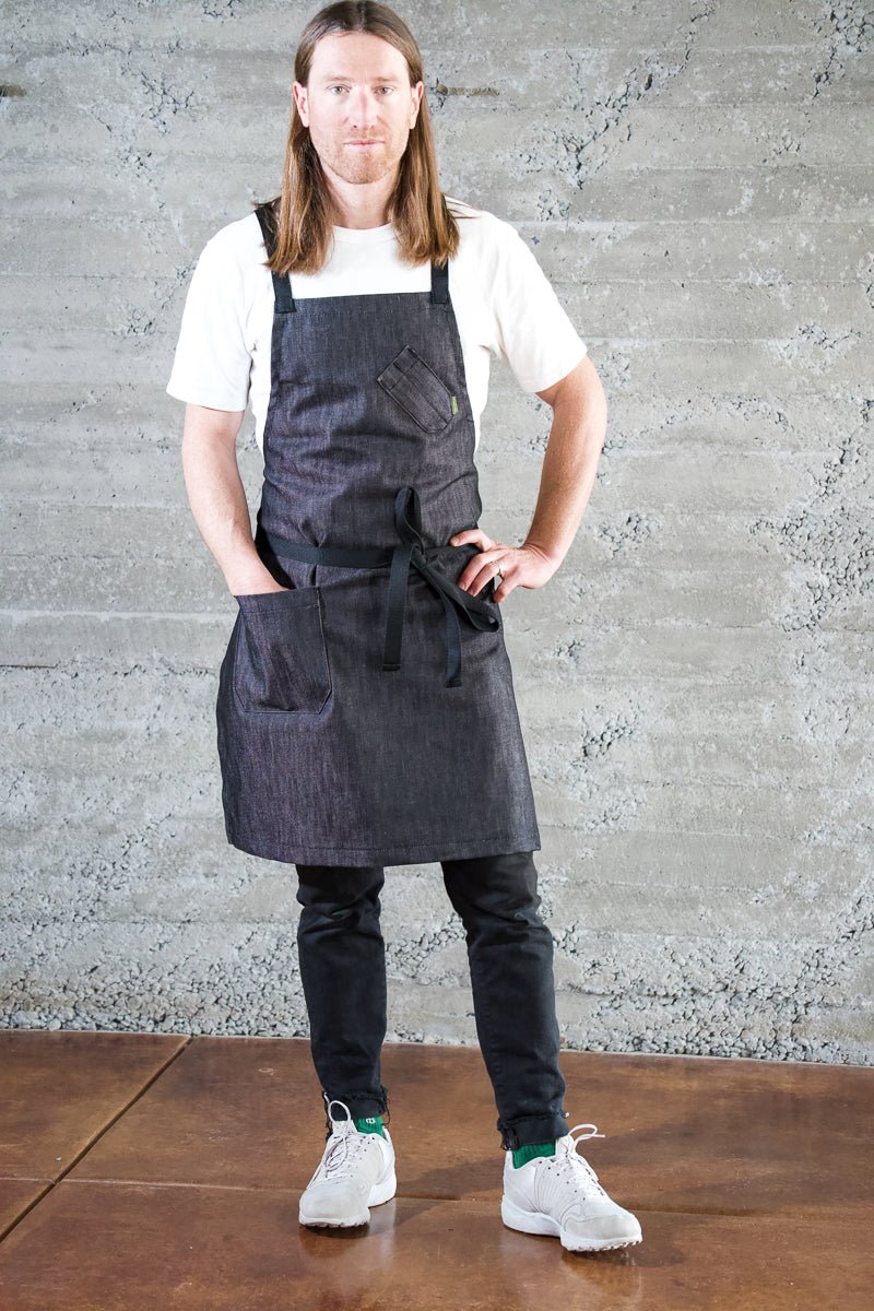 Black Chef Apron - Valentich Goods