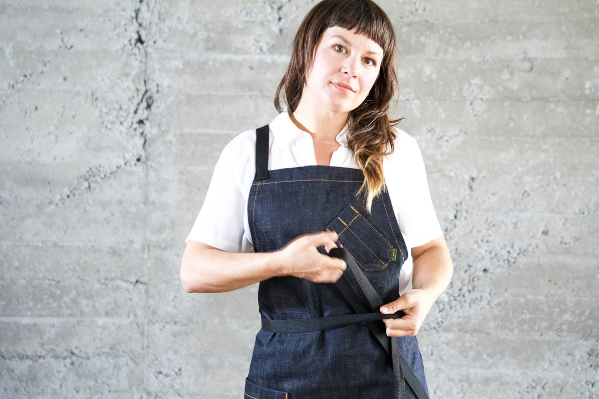 Classic Indigo Chef Apron - Valentich Goods