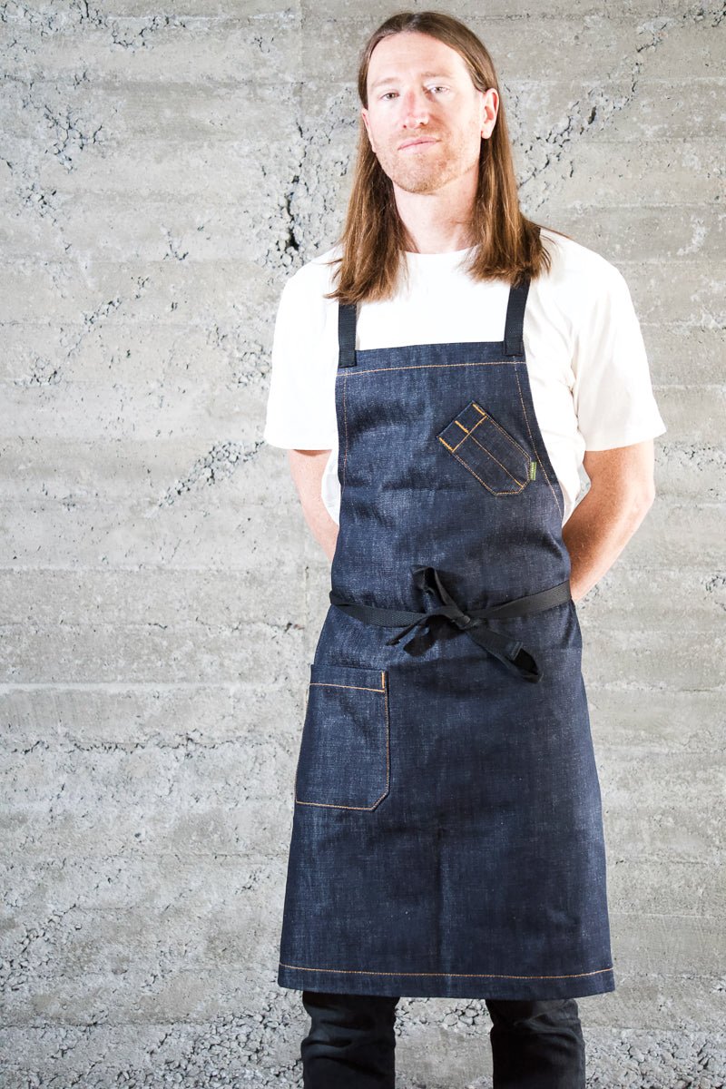 Classic Indigo Chef Apron - Valentich Goods