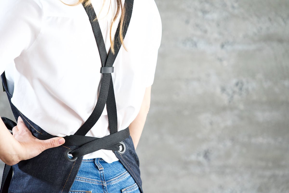 Classic Indigo Chef Apron - Valentich Goods