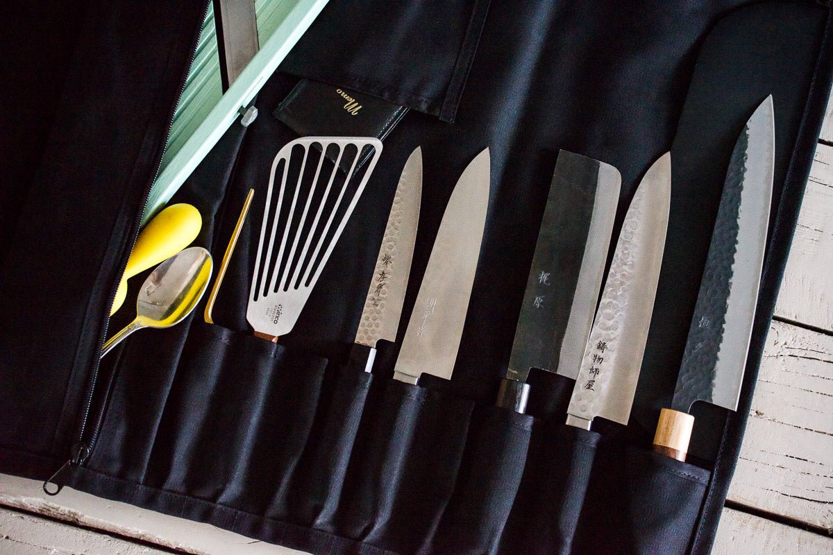 Imperfects | Waxed Canvas Knife Roll - Valentich Goods