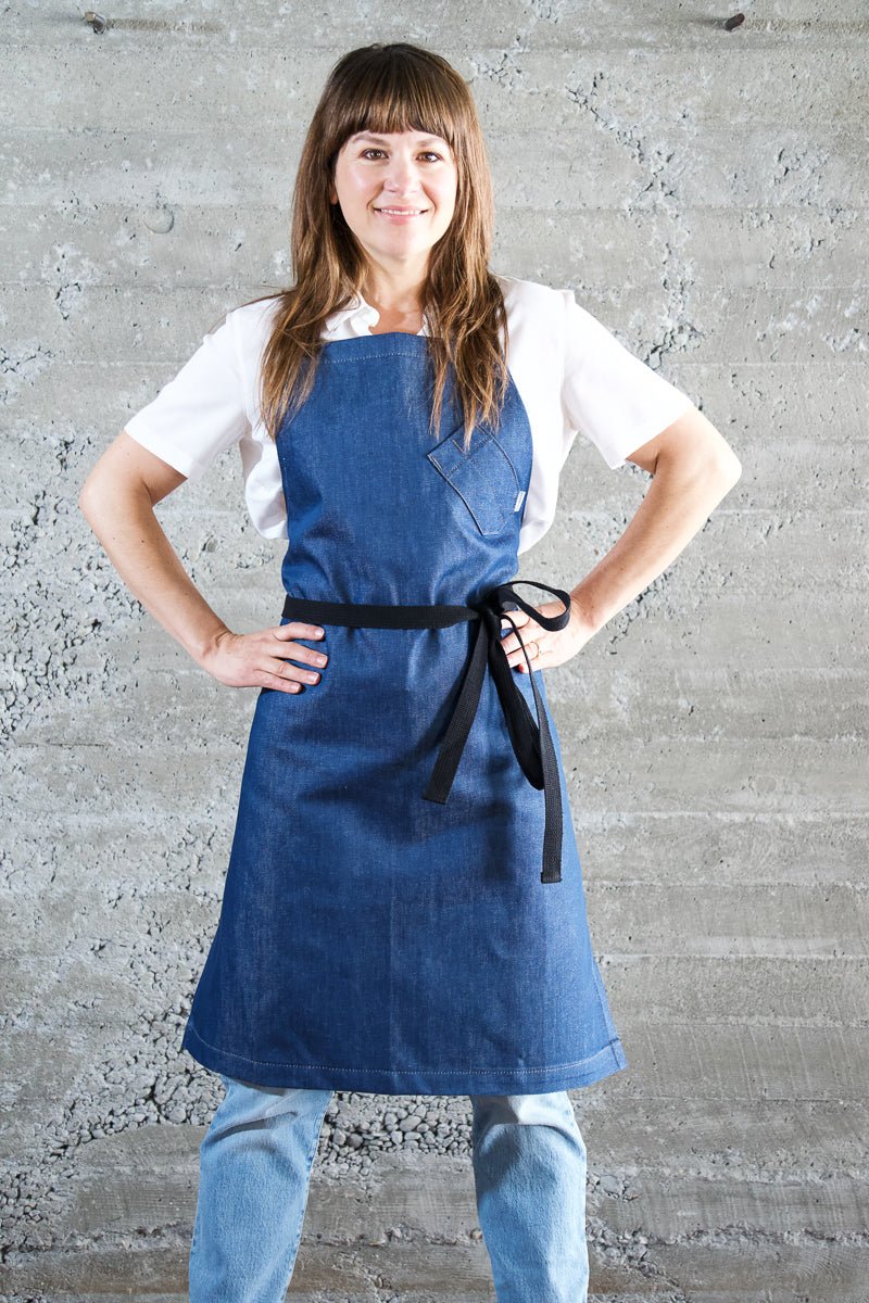 Industry Chef Apron - Azure Blue - Valentich Goods