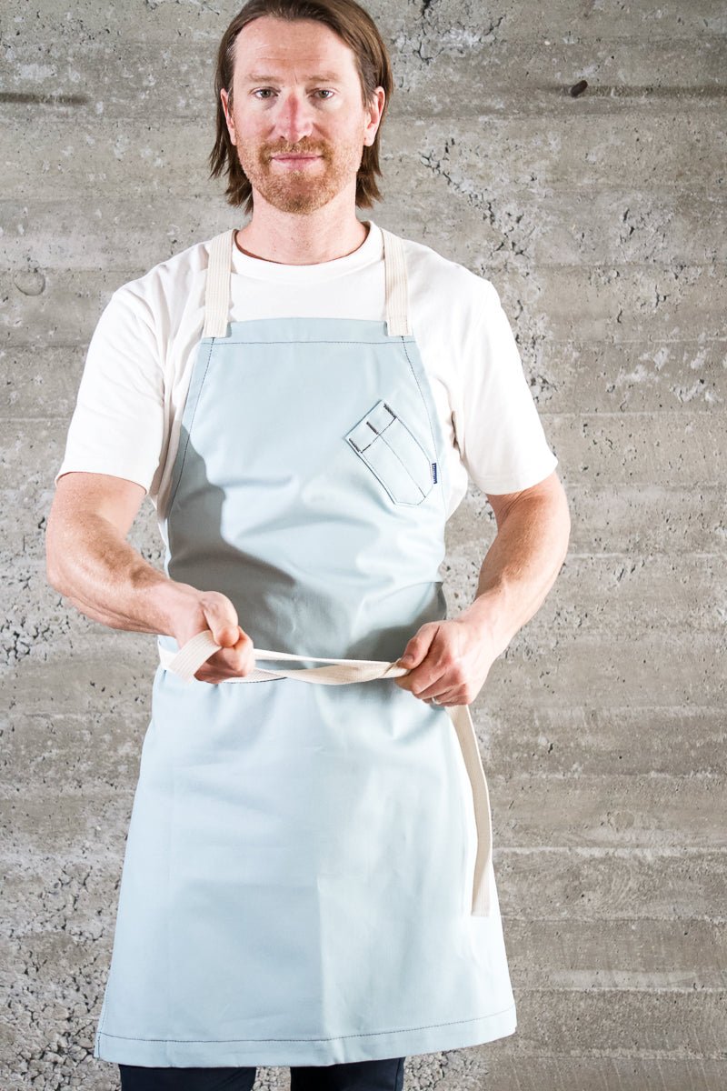 Industry Chef Apron - Baby Blue - Valentich Goods