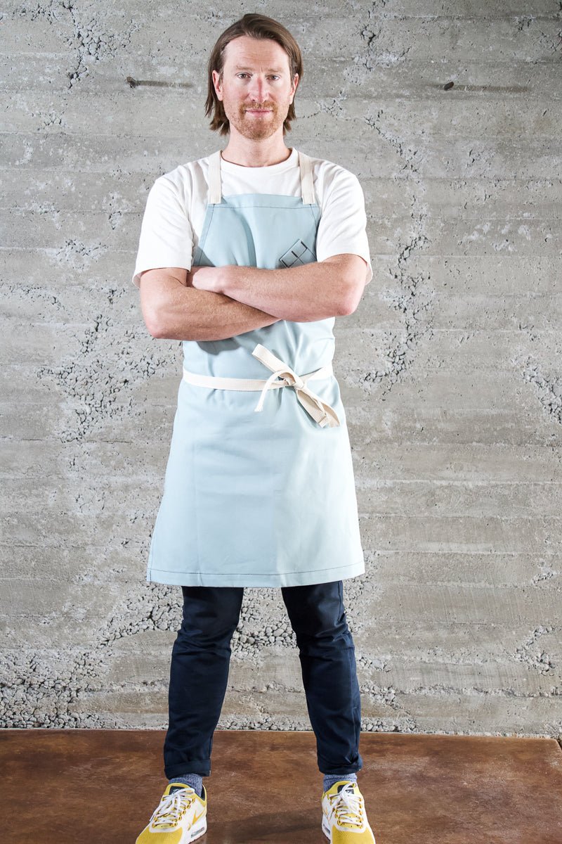 Industry Chef Apron - Baby Blue - Valentich Goods