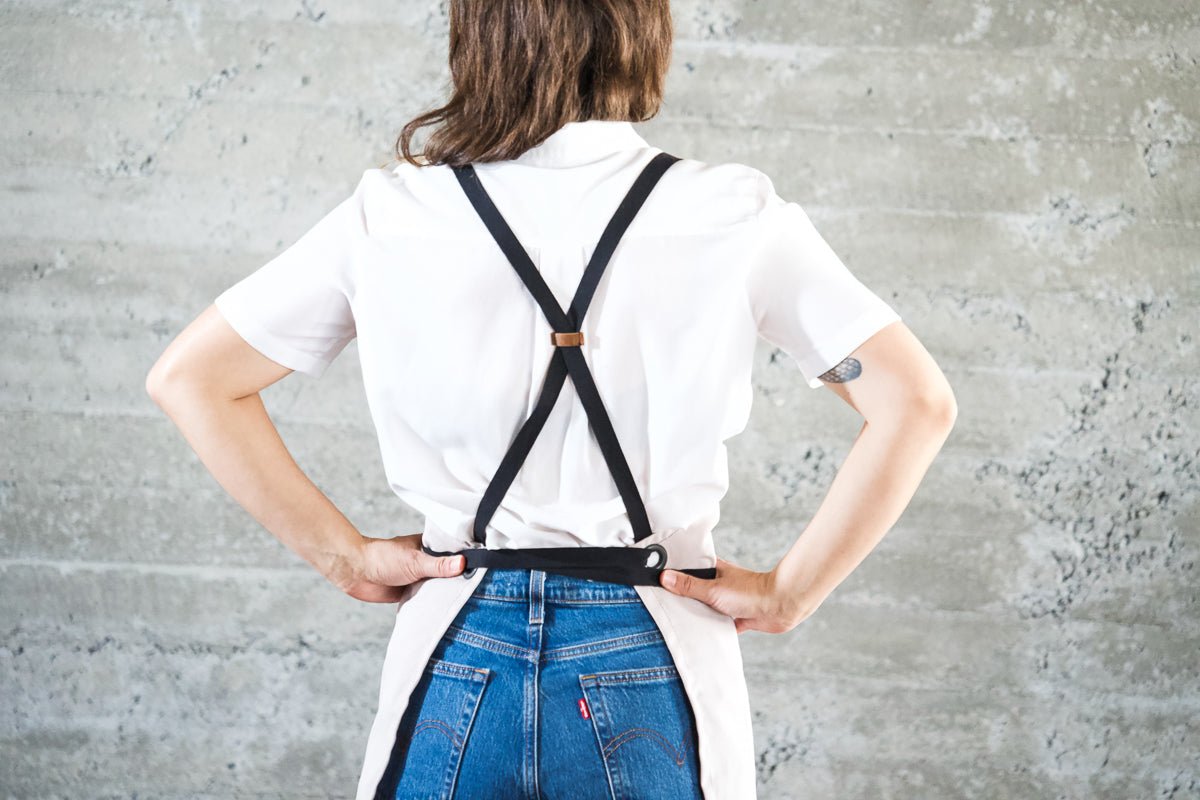 Industry Chef Apron WR - Stone - Valentich Goods