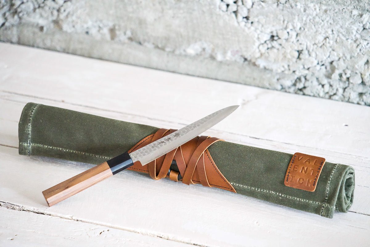 Mini Knife Roll - Artichoke - Valentich Goods