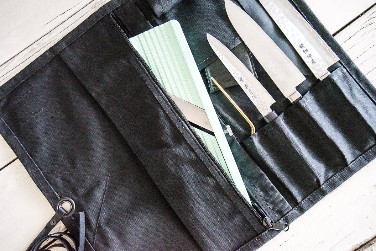 Mini Knife Roll - Black - Valentich Goods