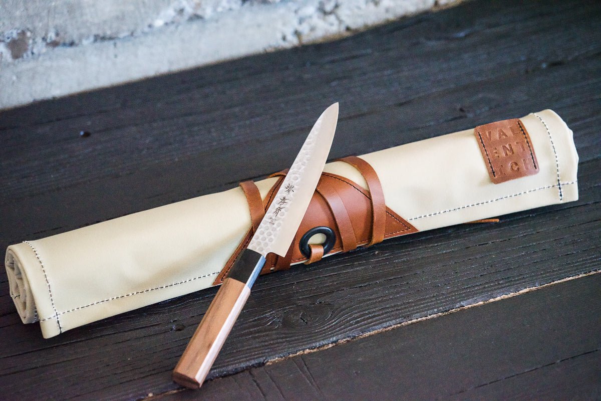 Mini Knife Roll - Bone - Valentich Goods