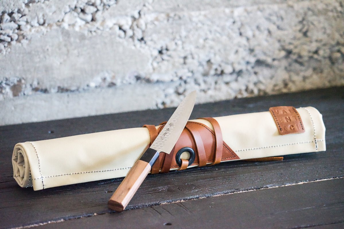 Mini Knife Roll - Bone - Valentich Goods
