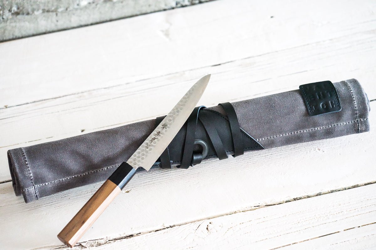 Mini Knife Roll - Charcoal - Valentich Goods