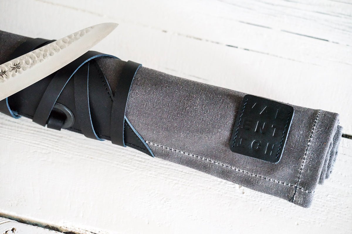 Mini Knife Roll - Charcoal - Valentich Goods