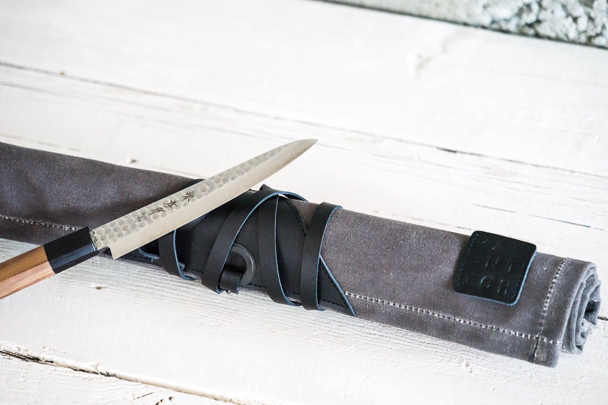 Mini Knife Roll - Charcoal - Valentich Goods