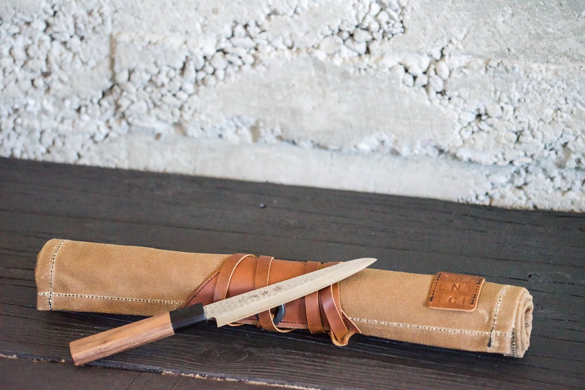 Mini Knife Roll - Field Tan - Valentich Goods