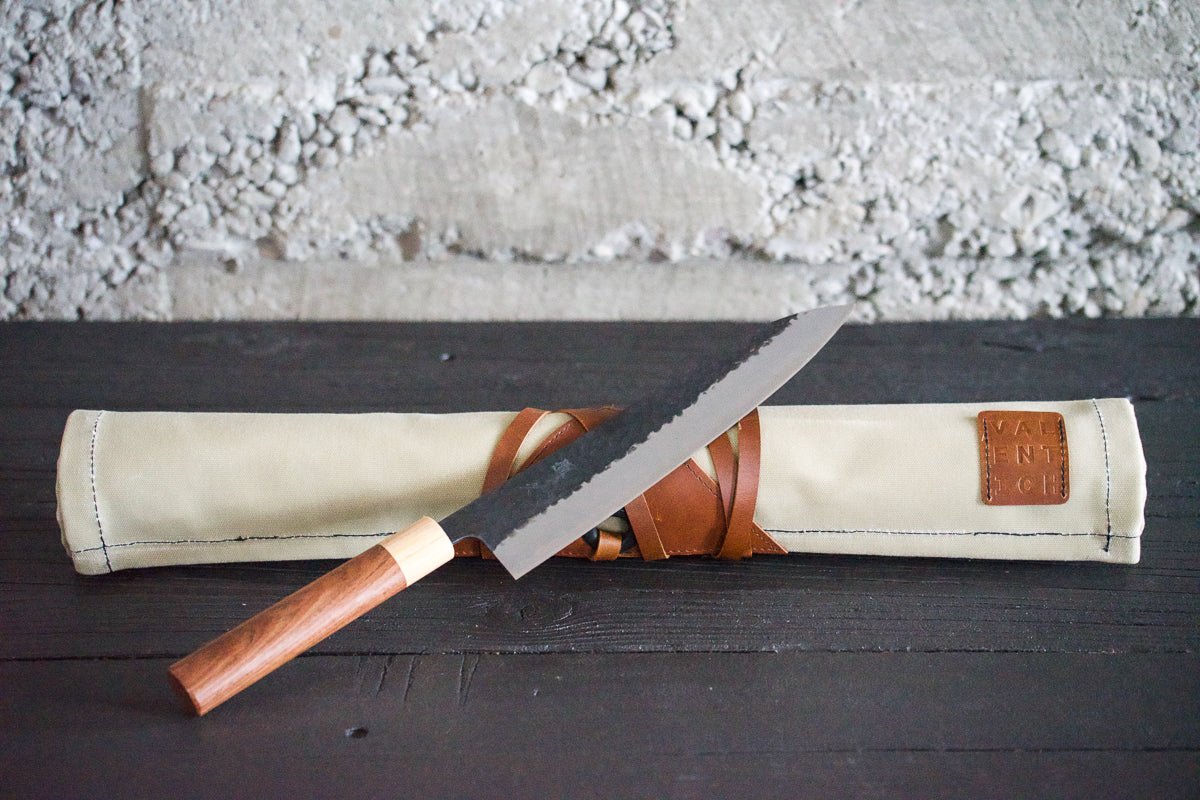 Waxed Canvas Knife Roll