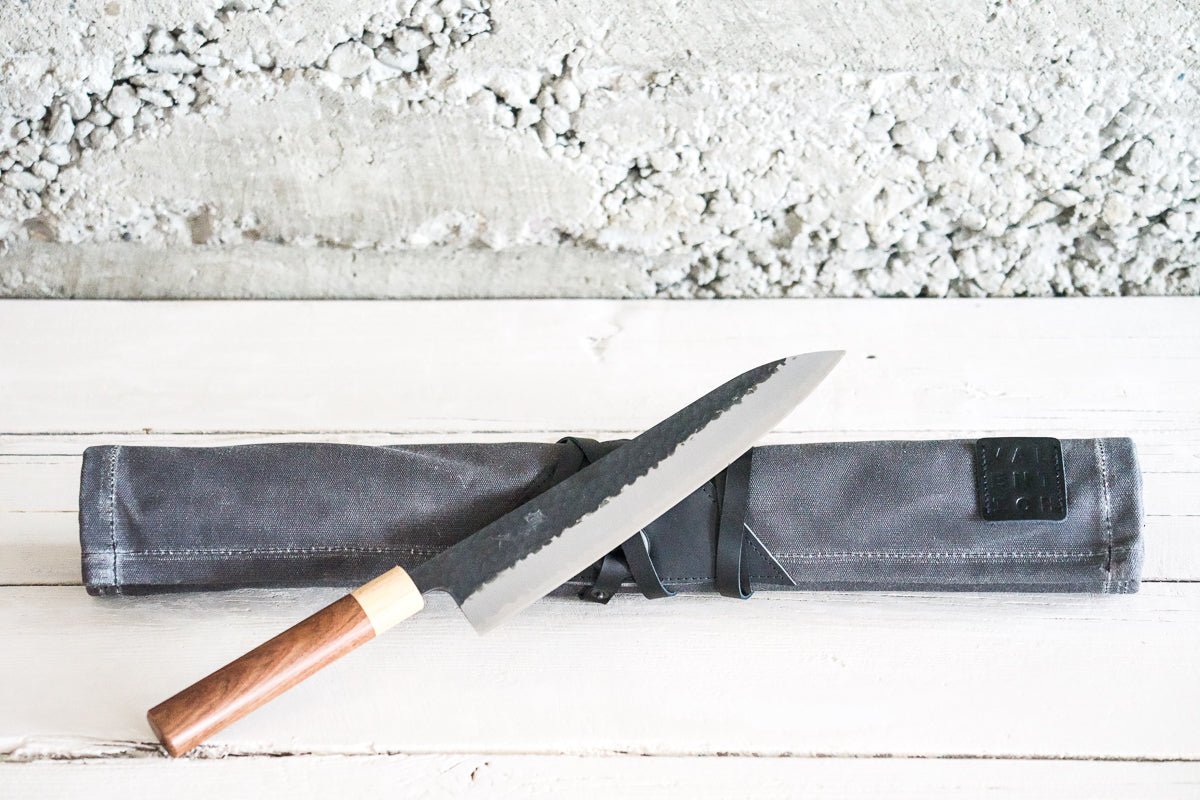 Waxed Canvas Knife Roll