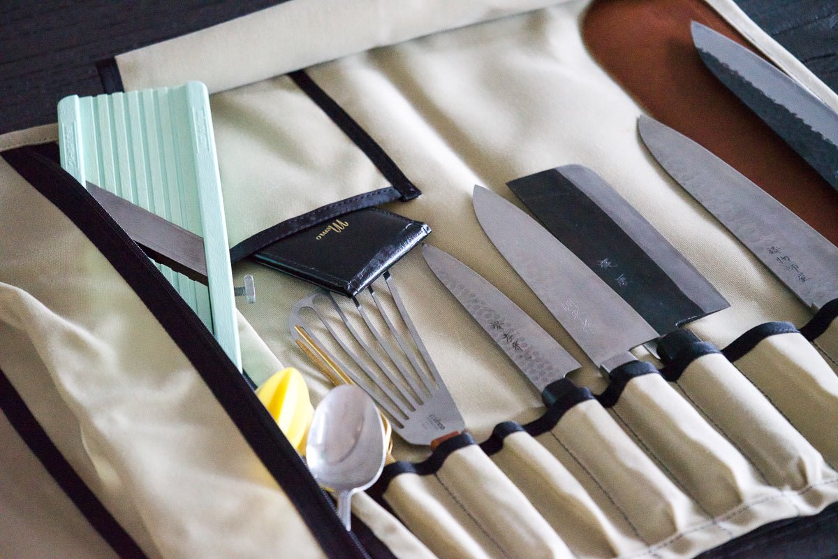Almost Perfect | Waxed Canvas Knife Roll | FINAL SALE - Valentich Goods