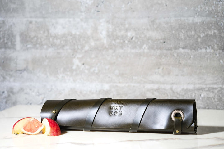 4X Full Leather Knife Roll - Valentich Goods