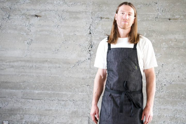 Black Chef Apron - Valentich Goods