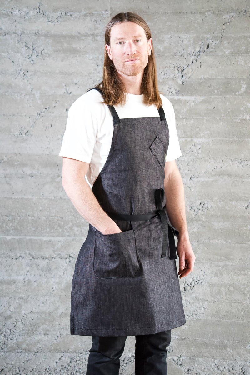 Black Chef Apron - Valentich Goods