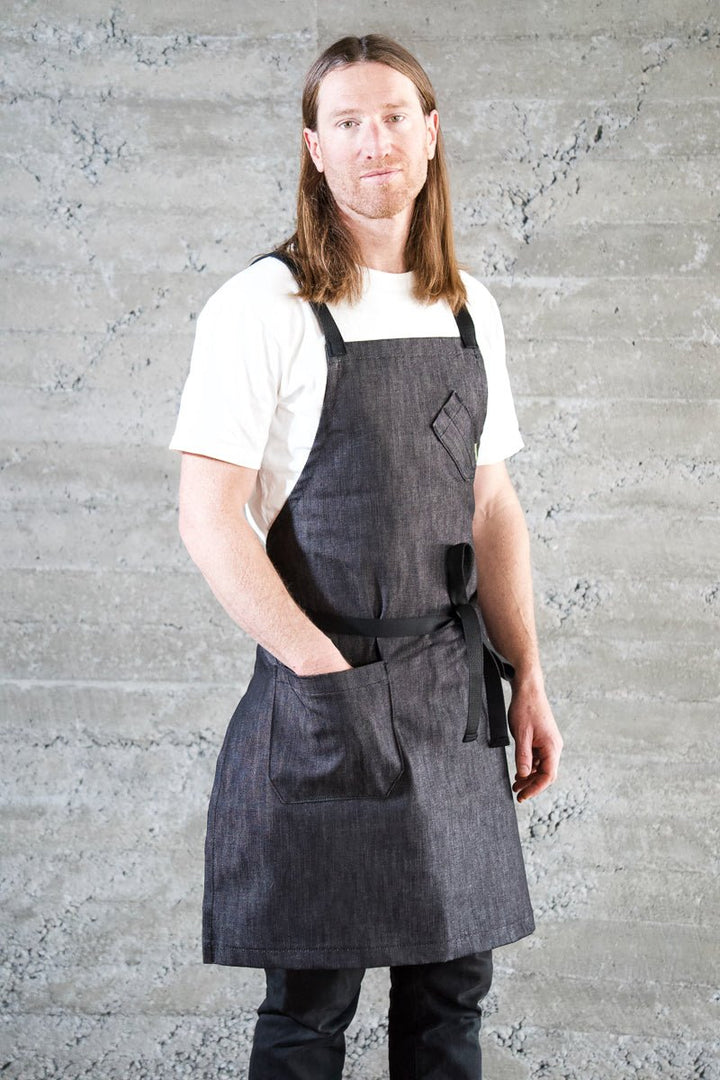 Black Chef Apron - Valentich Goods