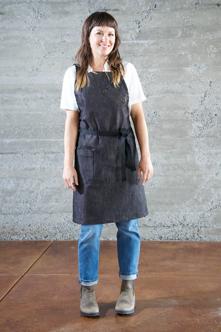 Black Chef Apron - Valentich Goods