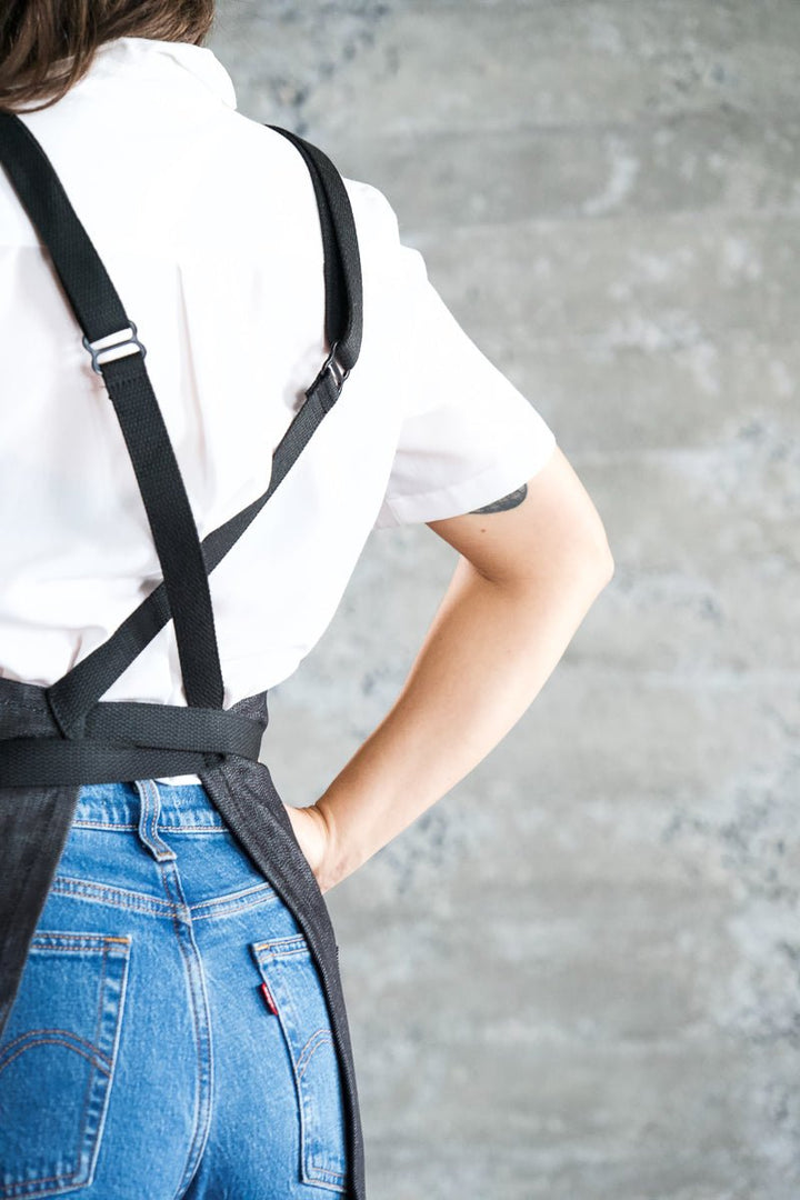 Black Chef Apron - Valentich Goods