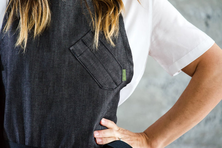 Black Chef Apron - Valentich Goods