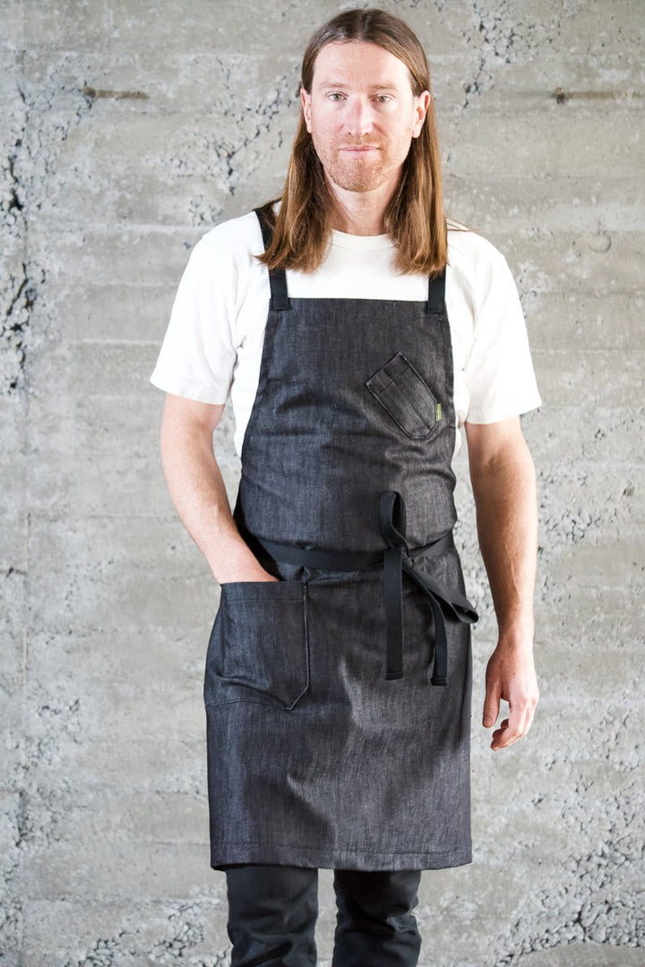 Black Chef Apron - Valentich Goods