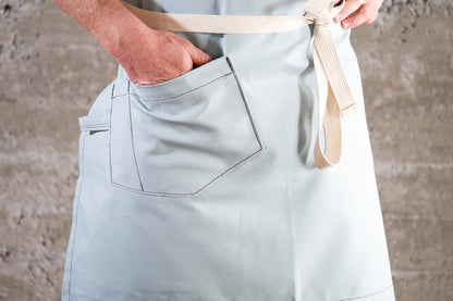 Deluxe Chef Apron - Baby Blue - Valentich Goods