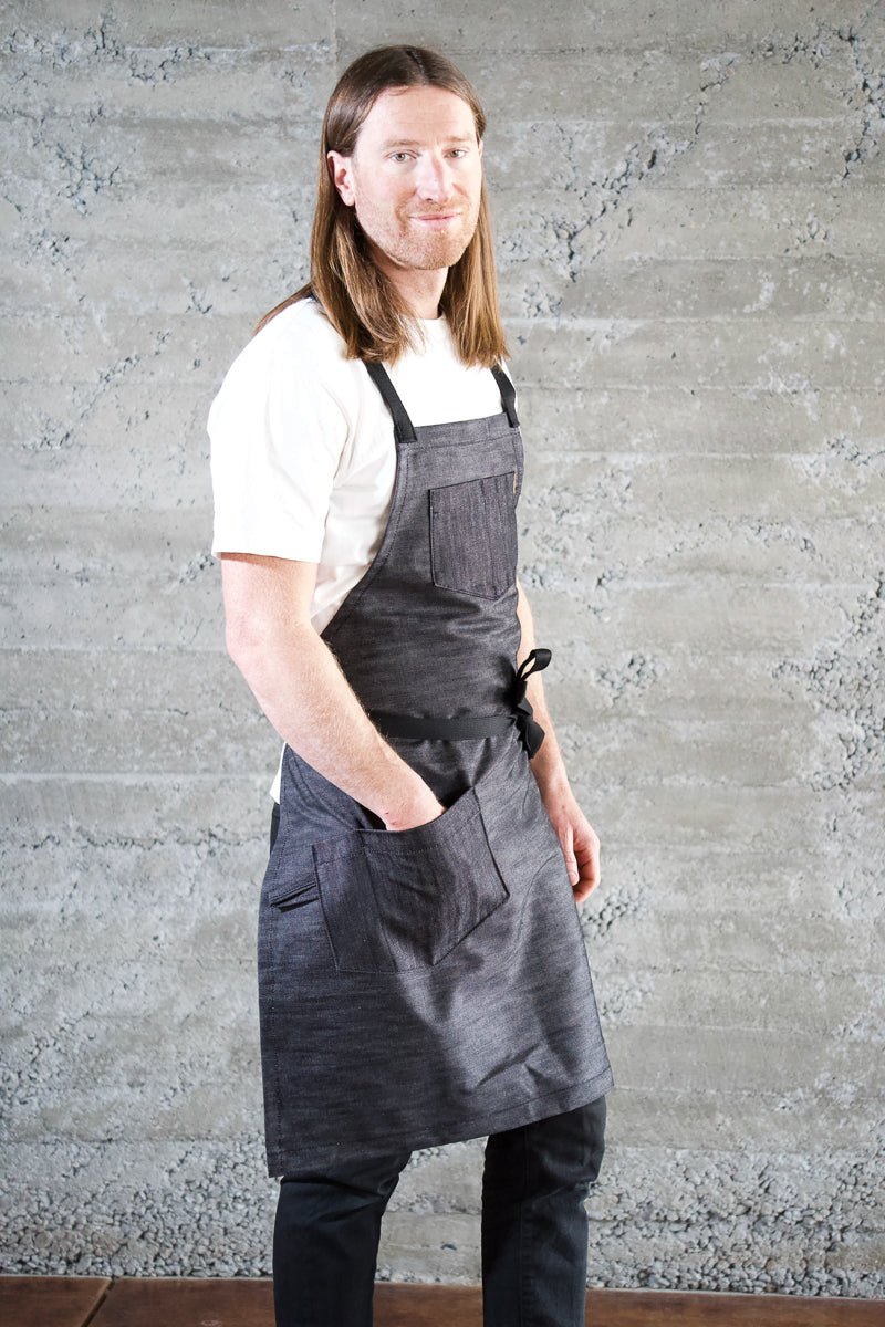 Deluxe Chef Apron - Black - Valentich Goods