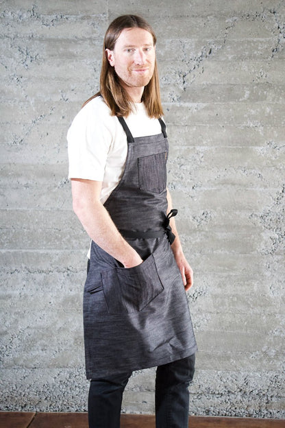 Deluxe Chef Apron - Black - Valentich Goods