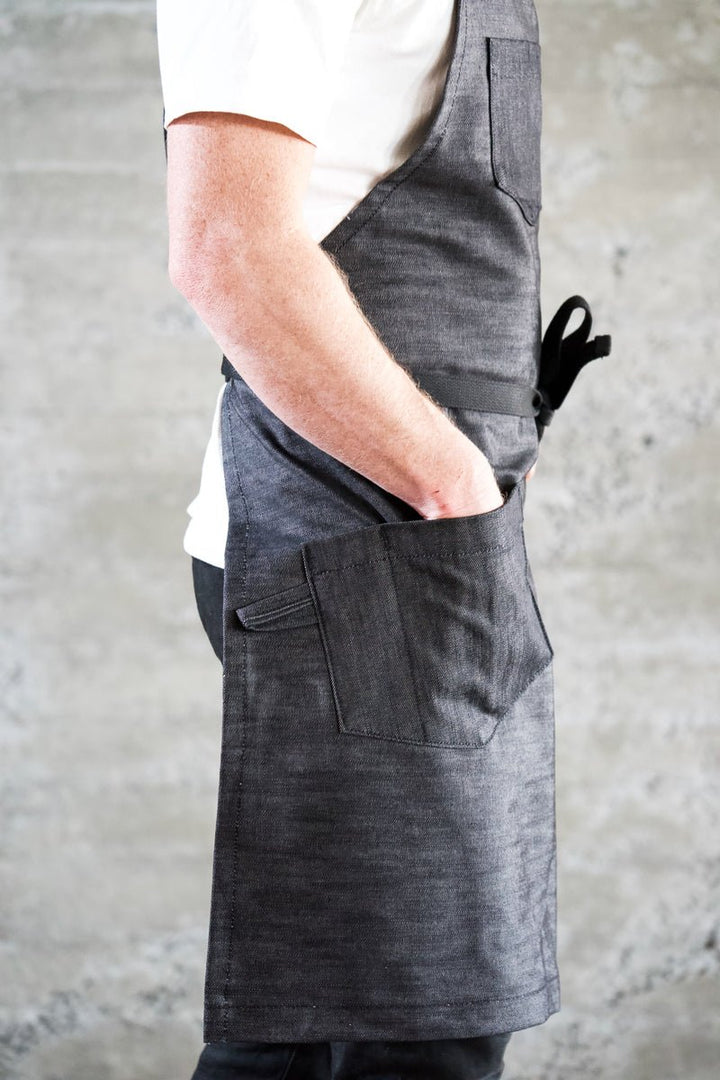 Deluxe Chef Apron - Black - Valentich Goods