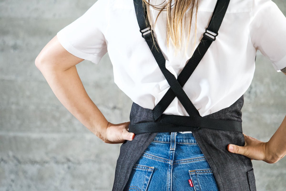 Deluxe Chef Apron - Black - Valentich Goods
