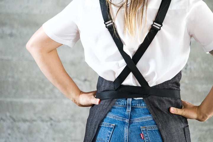 Deluxe Chef Apron - Black - Valentich Goods