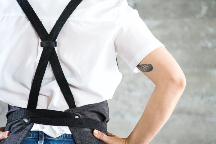 Deluxe Chef Apron - Black - Valentich Goods