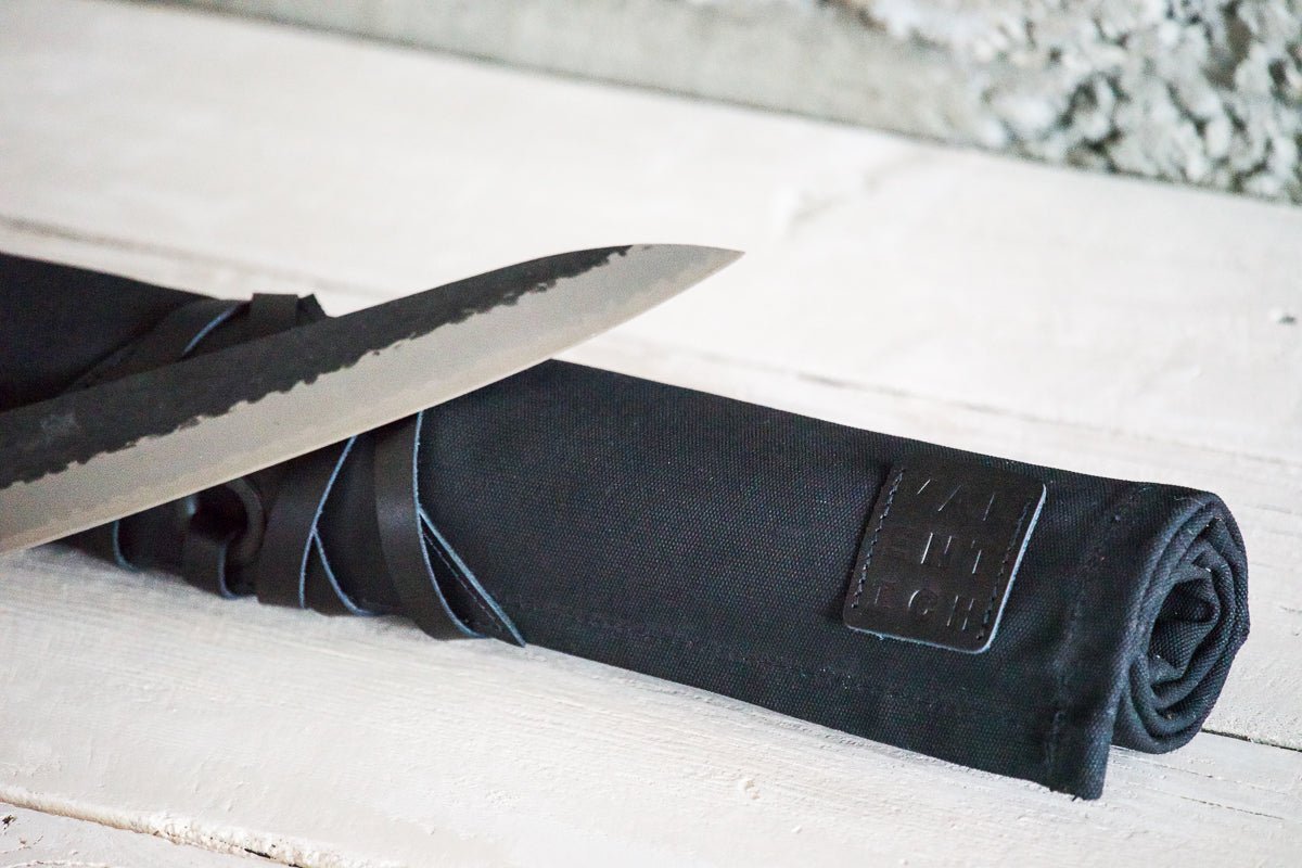 Imperfects | Waxed Canvas Knife Roll - Valentich Goods