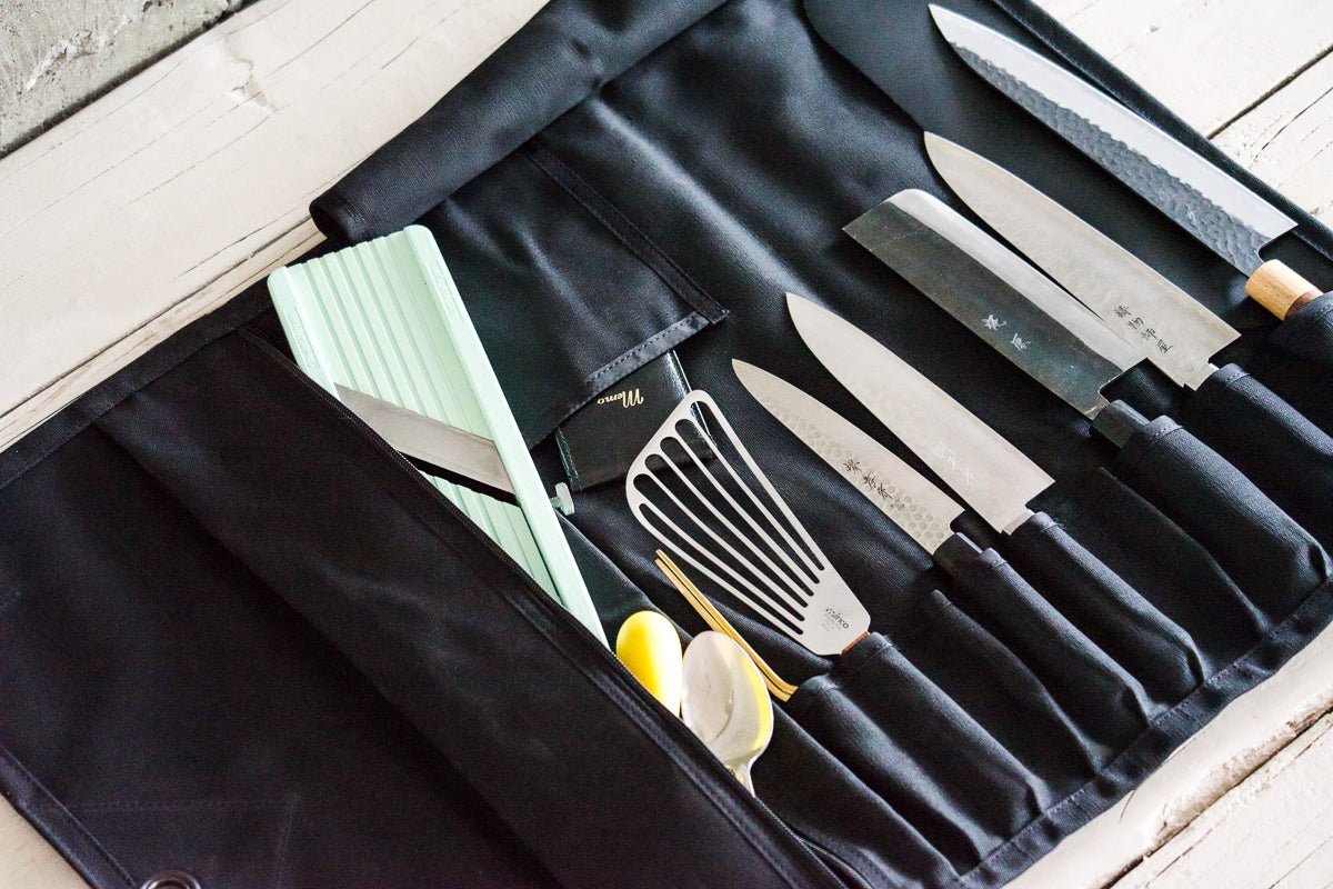 Imperfects | Waxed Canvas Knife Roll - Valentich Goods