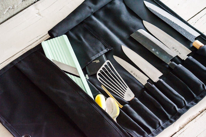 Imperfects | Waxed Canvas Knife Roll - Valentich Goods