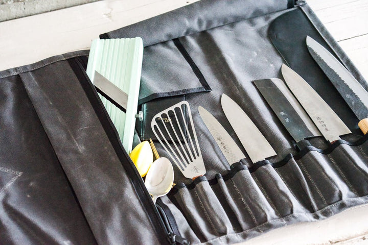Imperfects | Waxed Canvas Knife Roll - Valentich Goods