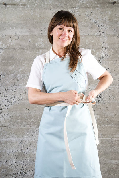 Industry Chef Apron - Baby Blue - Valentich Goods