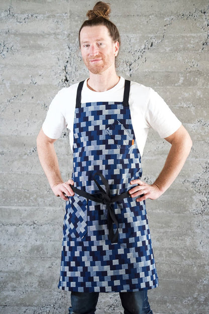 Japanese Indigo Chef Apron - Valentich Goods