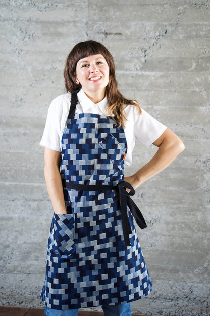 Japanese Indigo Chef Apron - Valentich Goods