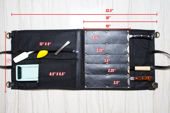 Knife-Folio - Black - Valentich Goods