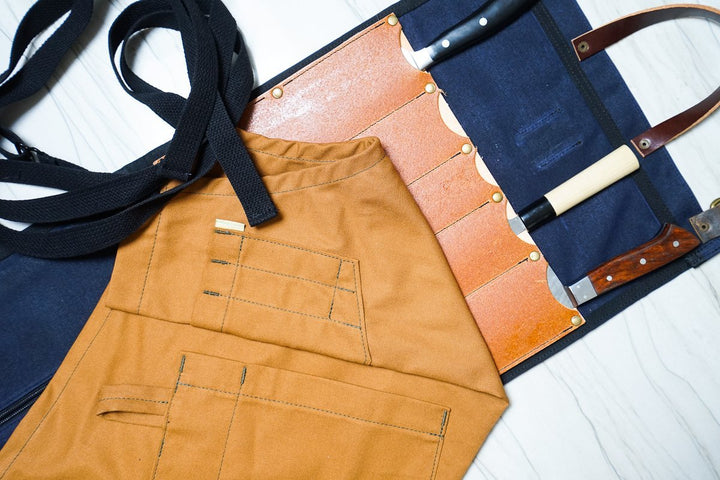 Knife-Folio - Navy - Valentich Goods