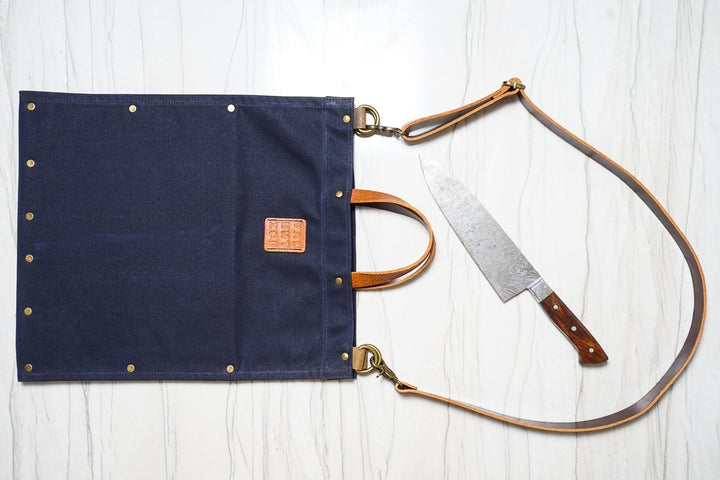 Knife-Folio - Navy - Valentich Goods